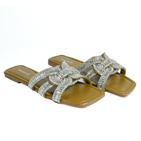 Women Formal Slippers - 40863S - Slippers - Walkeaze